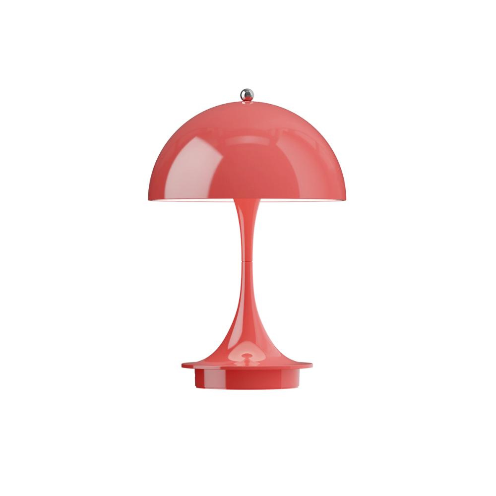 Louis Poulsen Verner Panton Panthella 160 Portable V3 Akkuleuchte Opaque Coral Louis Poulsen Verner Panton Panthella 160 Portable V3 Akkuleuchte Opaque Coral