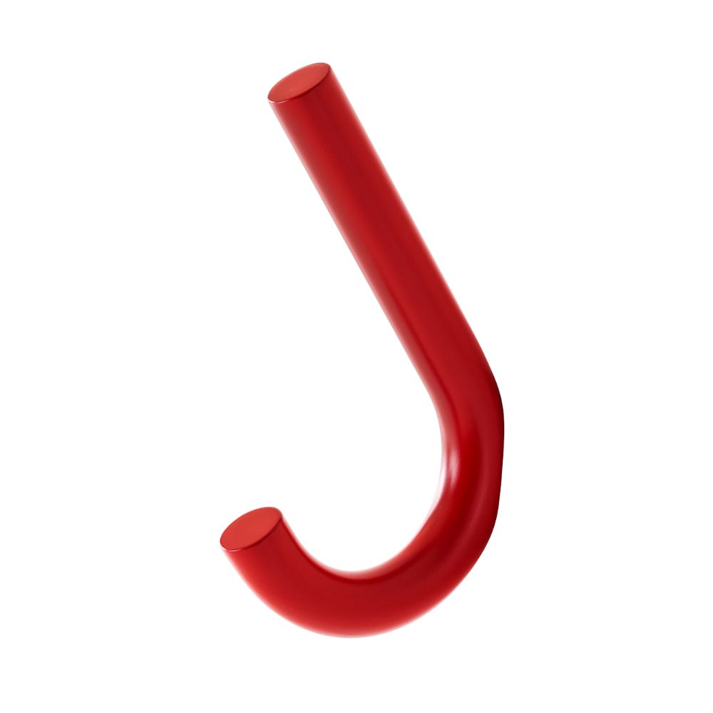 Thonet S 12 Wandhaken Tomatenrot RAL 3013 Thonet S 12 Wandhaken Tomatenrot RAL 3013