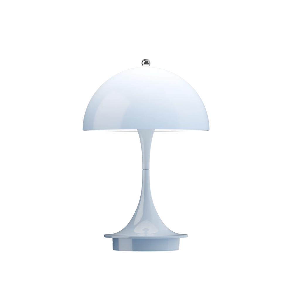 Louis Poulsen Verner Panton Panthella 160 Portable V3 Akkuleuchte Opal Pale Blue Louis Poulsen Verner Panton Panthella 160 Portable V3 Akkuleuchte Opal Pale Blue