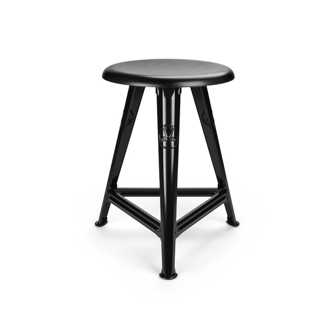 ROWAC Schemel – Modell I / 50 cm schwarz glänzend