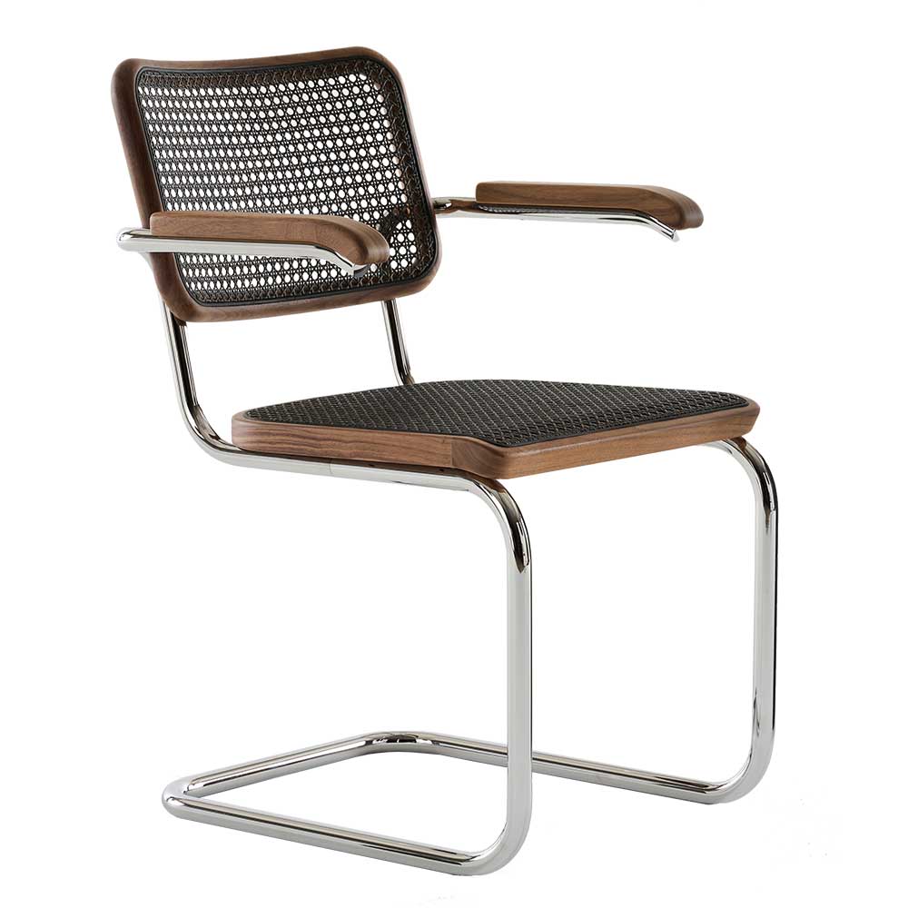 Thonet S64 V Dark Melange Nussbaum geölt