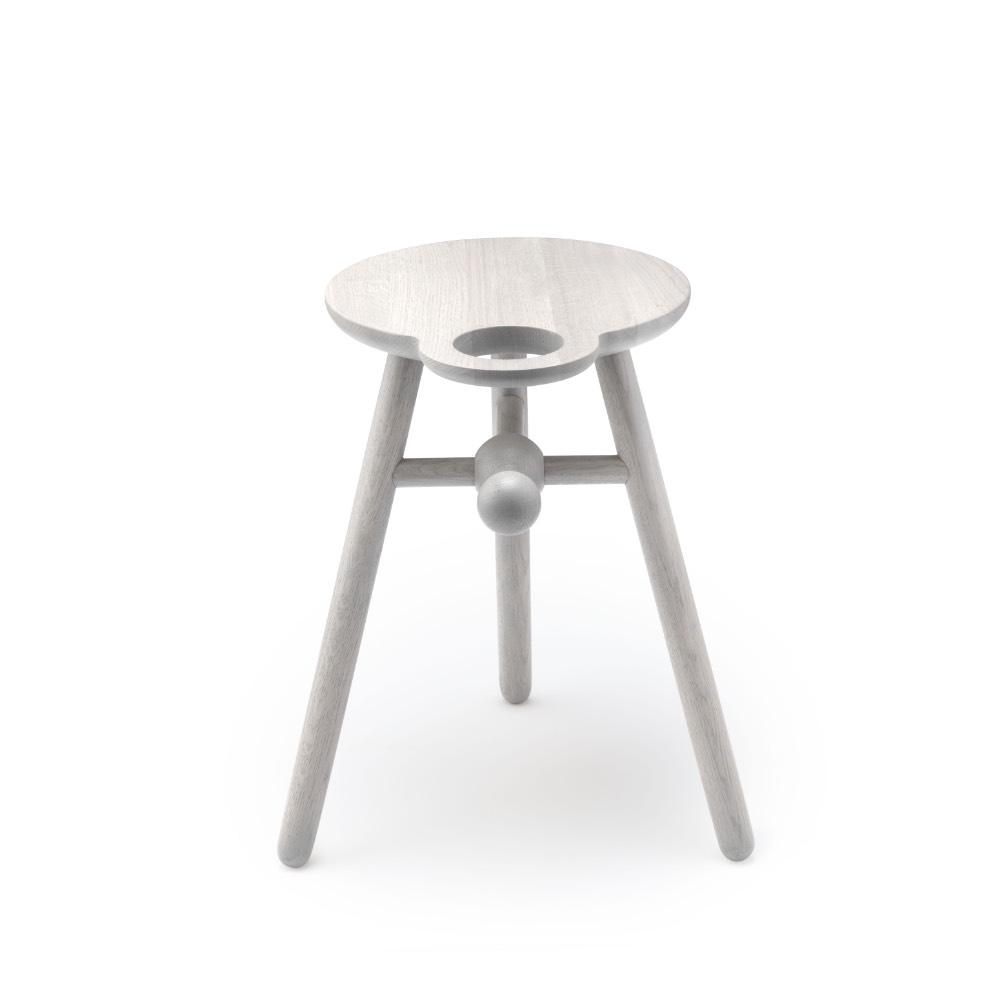 pode-bottle-stool-bright-white-front pode-bottle-stool-bright-white-front