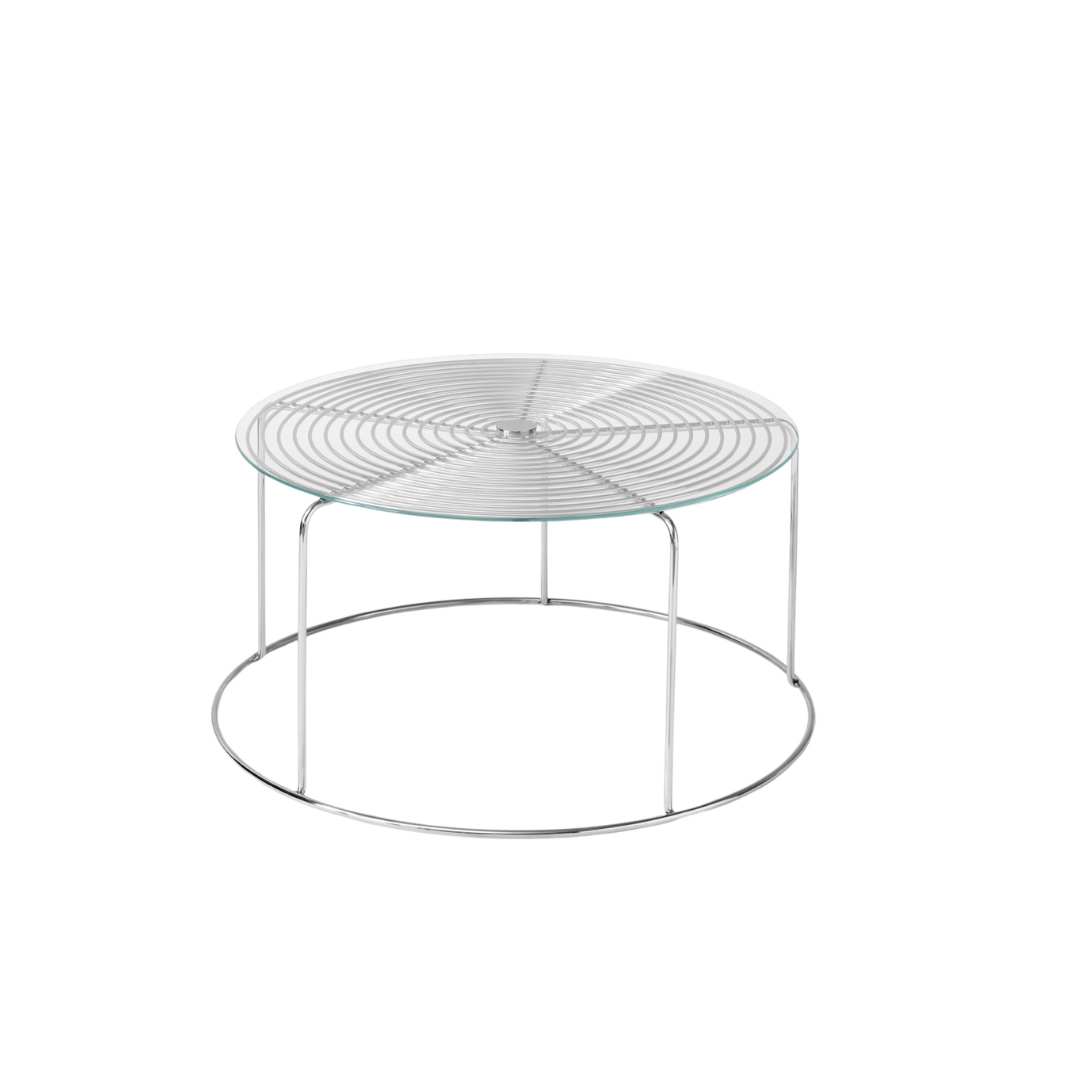 &Tradition Wire Coffee Table VP17 mit Glasplatte