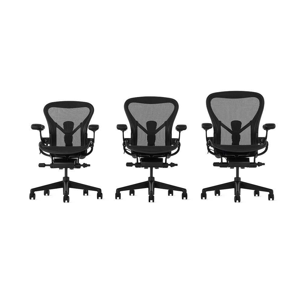Herman Miller Aeron Graphite ergonomischer Burostuhl Grosse B