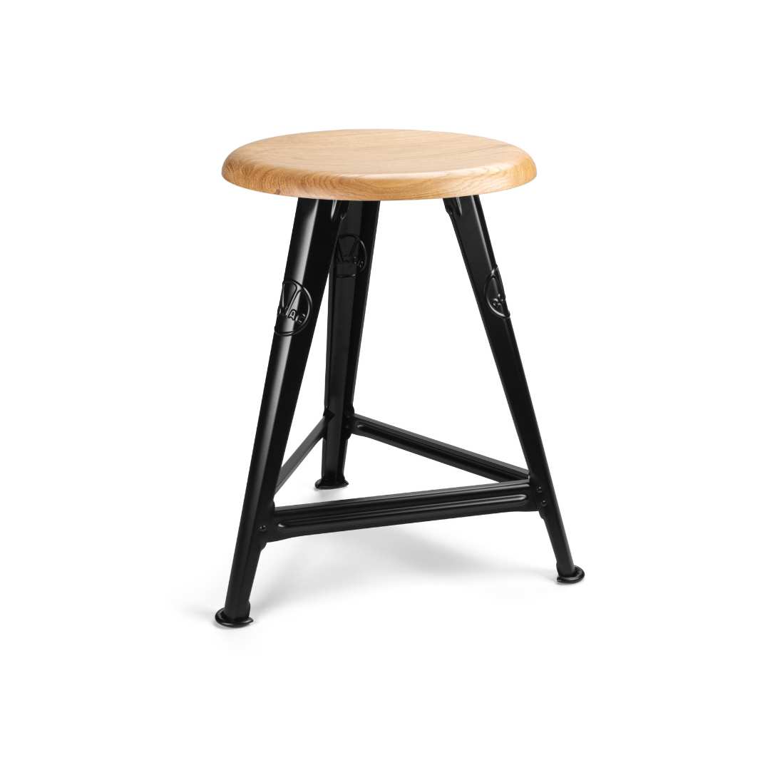 ROWAC Schemel – Modell I / 50 cm schwarz seidenmatt ROWAC Schemel – Modell I / 50 cm schwarz seidenmatt
