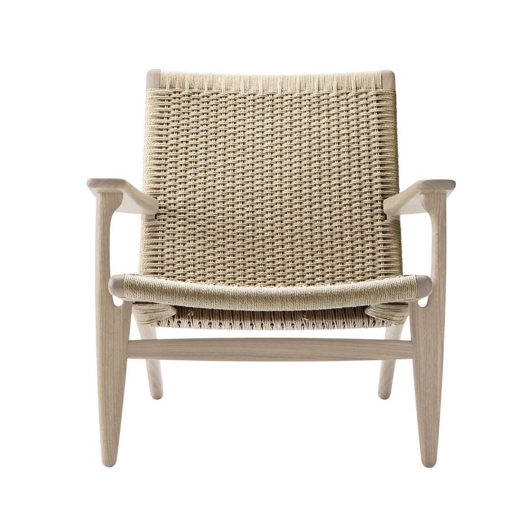 Carl Hansen & Søn CH25 Lounge Sessel Eiche weiß geölt