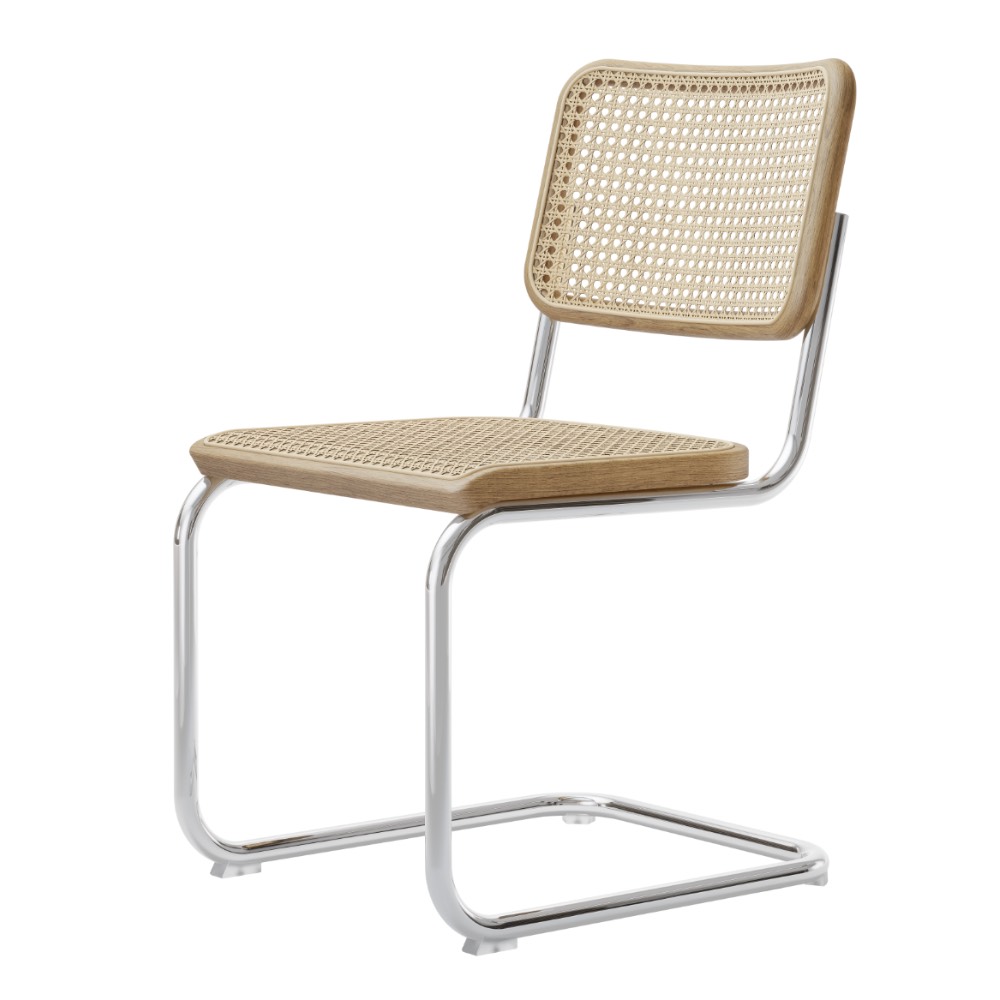 thonet-s32-eiche-purematerials-chrom thonet-s32-eiche-purematerials-chrom