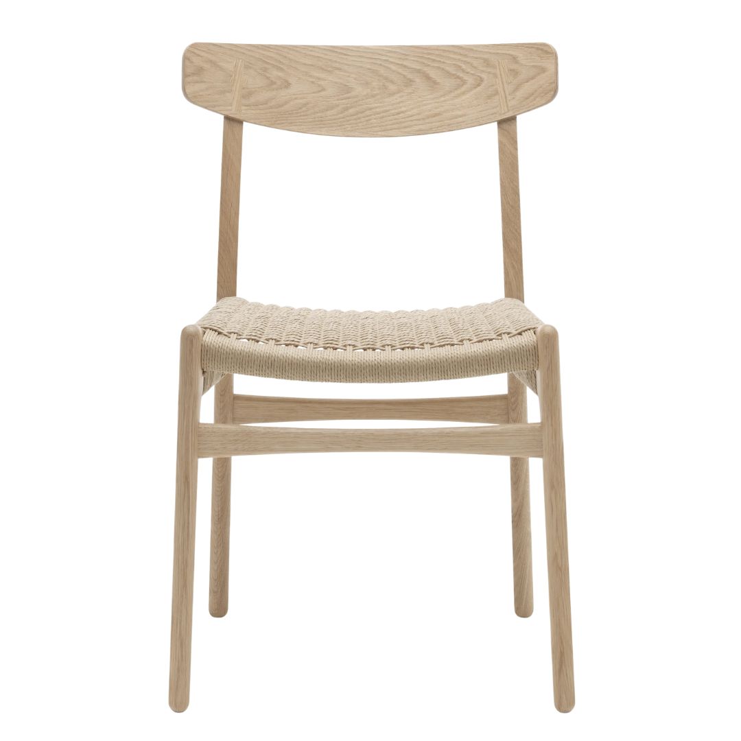 Carl Hansen & Søn CH23 Dining Chair Stuhl weiß geölt