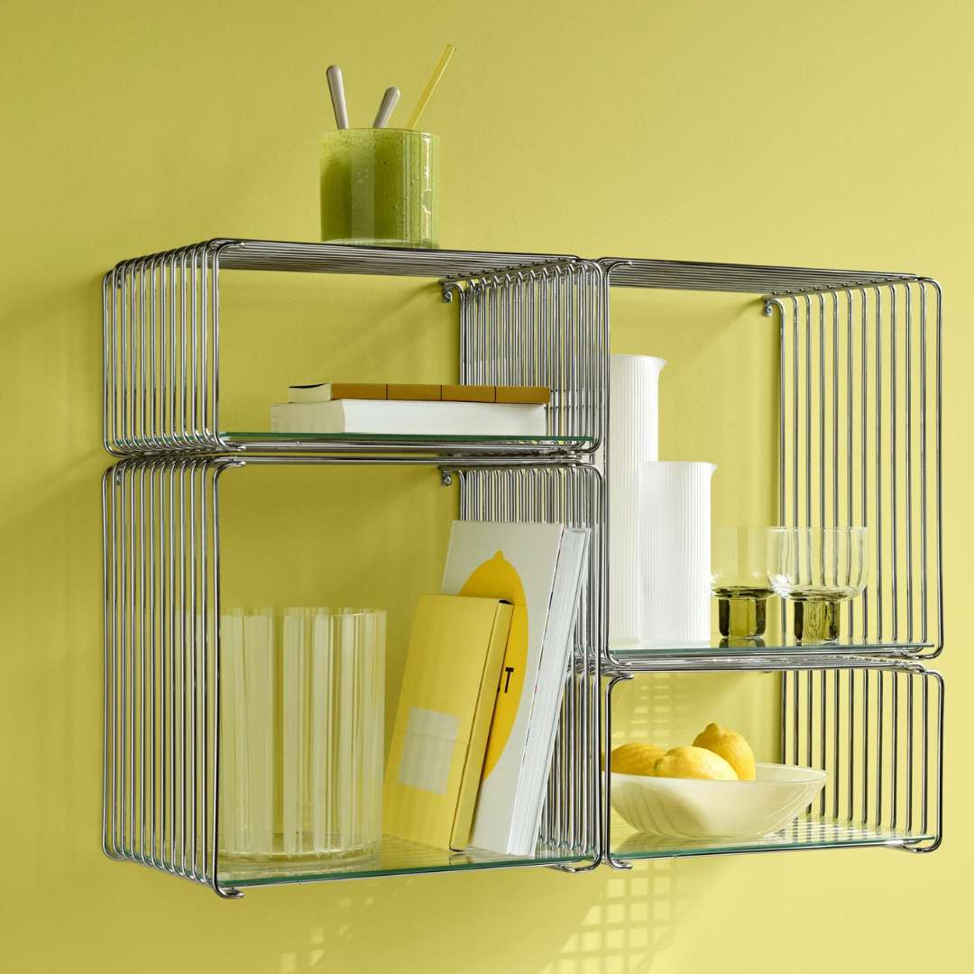 Montana Panton Wire Drahtregal Single, Half Height Chrome