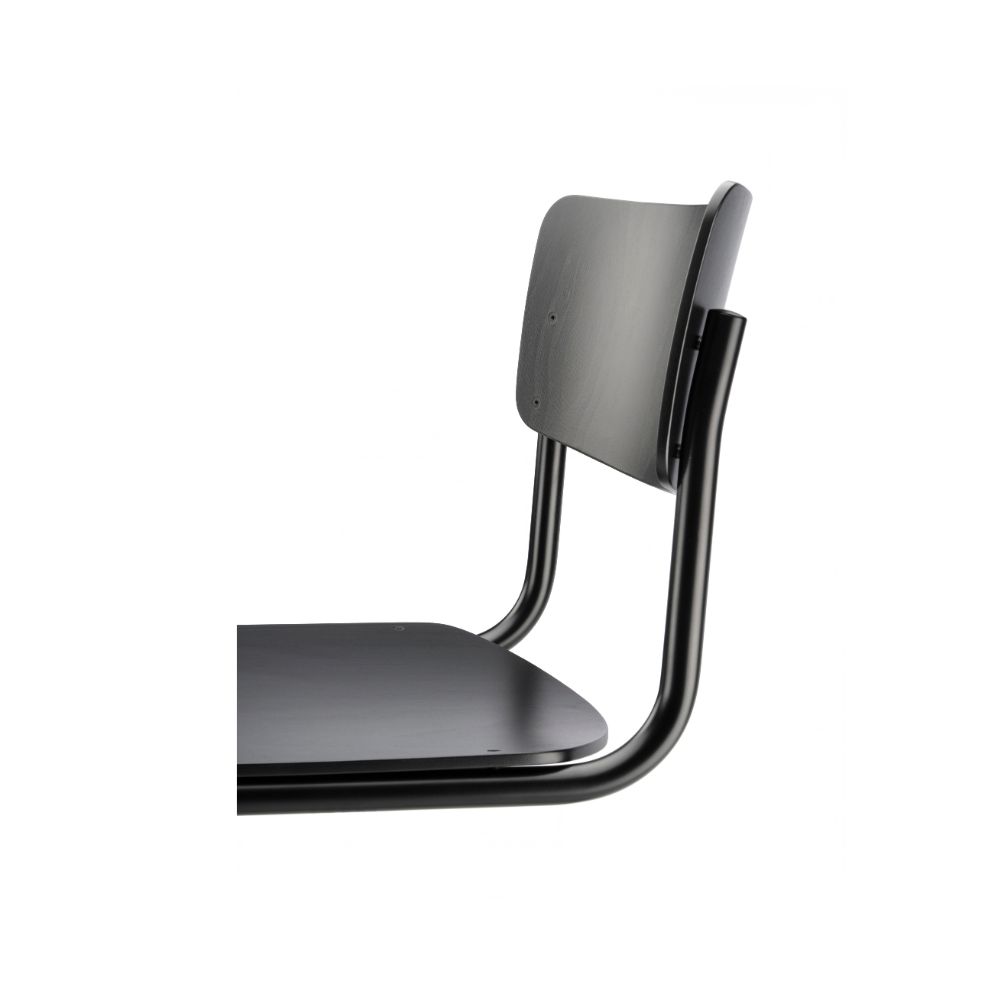 Thonet S43 schwarzes Gestell Mart Stam Freischwinger