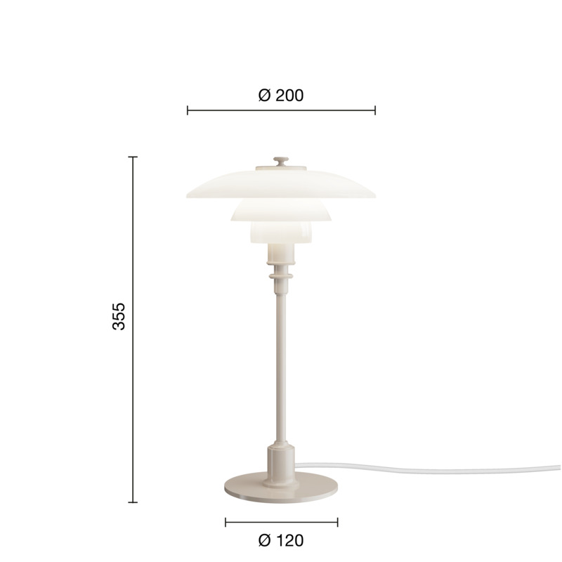 Louis Poulsen PH 2/1 glossy beige