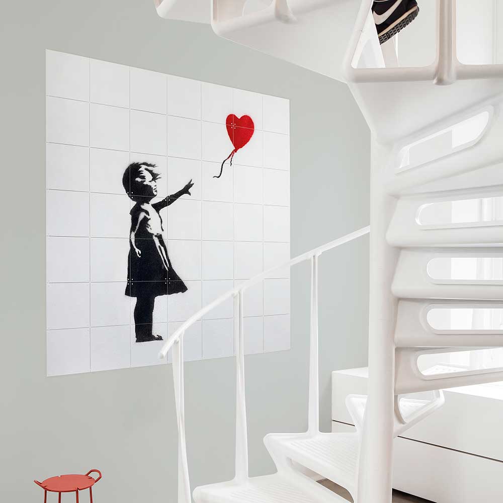 IXXI - Banksy Girl with Balloon Wanddekoration 