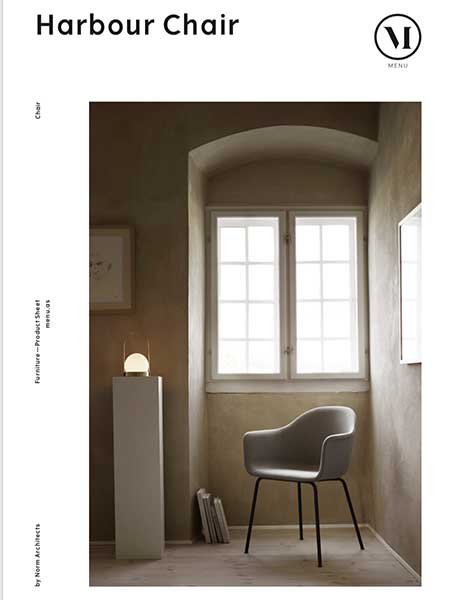 MENU Harbour Chair Fakten Factsheet