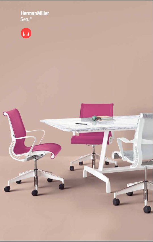 Herman Miller Setu Chair Brochure