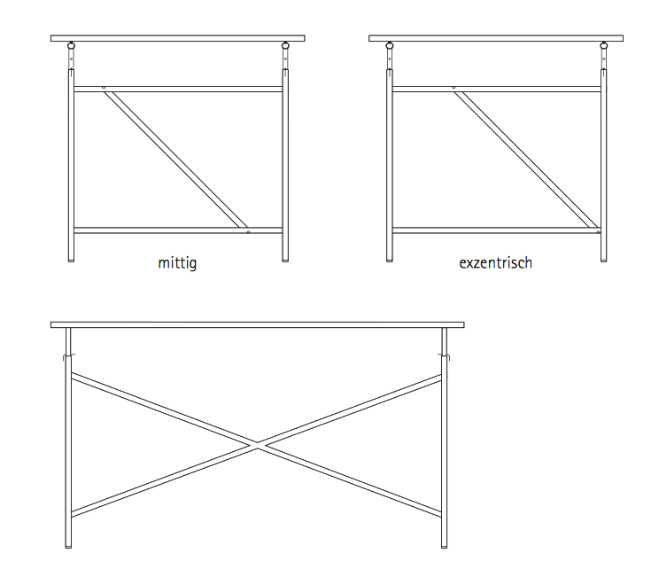 Tischgestell Eiermann border=